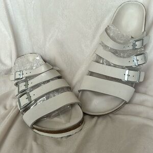 RARE WHITE BIRKENSTOCK Delmas size 41 US L10 M8